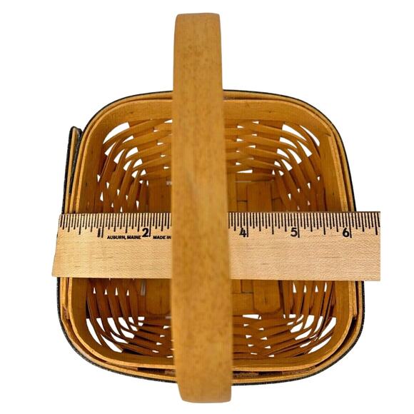 Longaberger 2001 ALL-AMERICAN STRAWBERRY BASKET Picnic Plaid Liner Protector COA - Picture 7 of 9